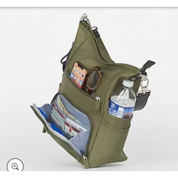 IHKWIP The Go Getter Convertable Shoulder Bag MISSING STRAP Ruby Berry - Picture 4 of 8